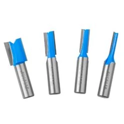 Rockler 4-Pc. Straight Bit Set - 1/2" Shank
