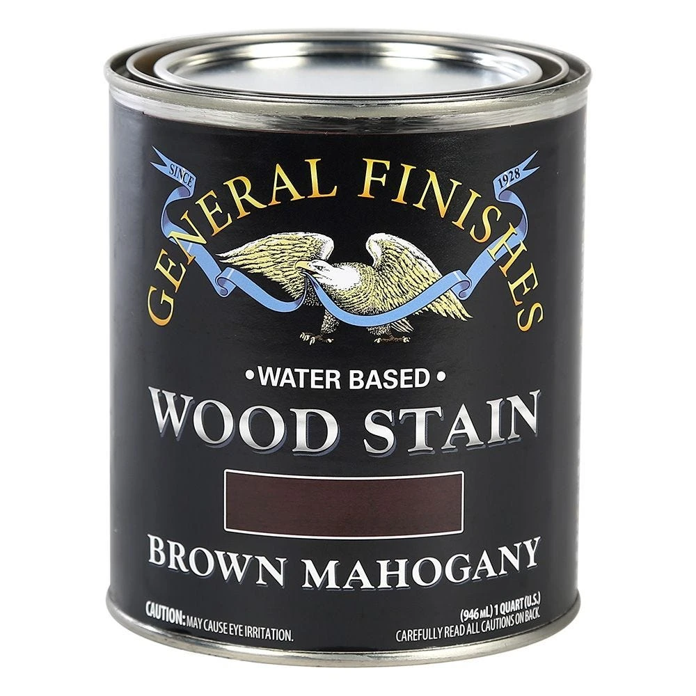 General Finishes Water Based Wood Stain, Brown Mahogany 2 General Finishes Water Based Wood Stain, Brown Mahogany - Image 2