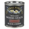 General Finishes Water Based Wood Stain, Black Cherry