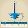 Rockler 45° Lock Miter Router Bits - 1/2'' Shank