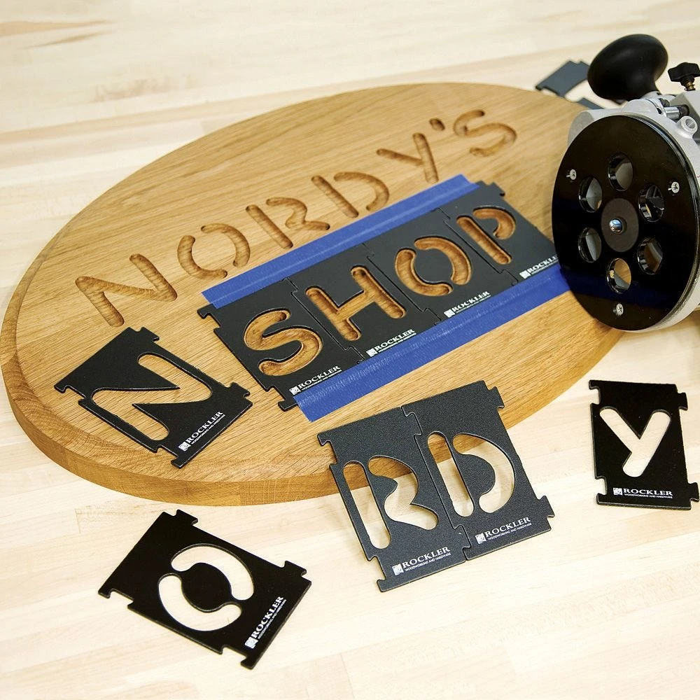 Rockler Interlock Signmaker's Template Kits, Comic Sans Font 1 Rockler Interlock Signmaker's Template Kits, Comic Sans Font