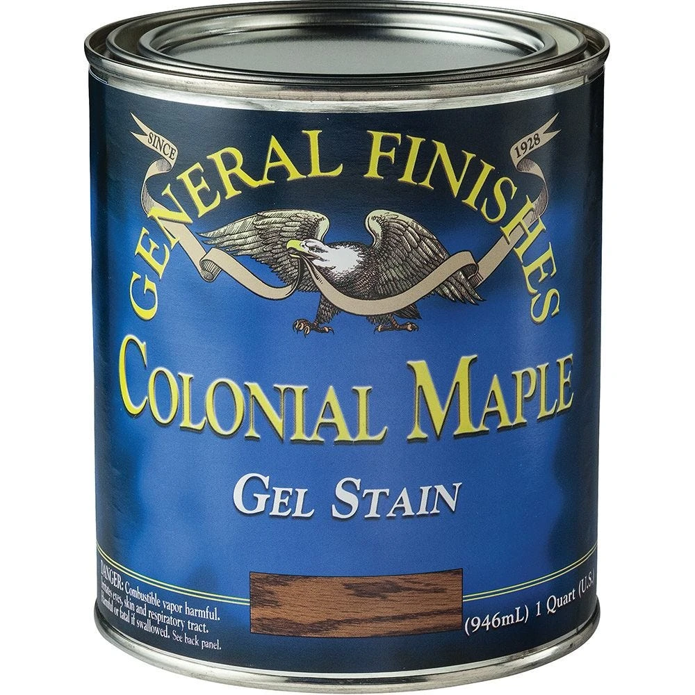 General Finishes Gel Stain, Colonial Maple 2 General Finishes Gel Stain, Colonial Maple - Image 2