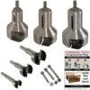 3-piece Professional Series Master Tenon Cutter Kit
