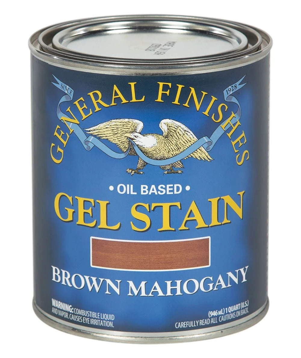 General Finishes Gel Stain, Brown Mahogany 2 General Finishes Gel Stain, Brown Mahogany - Image 2