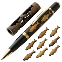 Fisherman's Laser-Cut Inlay Pen Kit Blank