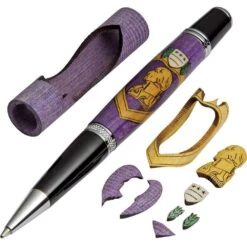 Purple Heart Laser-Cut Inlay Pen Kit Blank