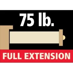 75-lb. Full-Extension Drawer Slides - Centerline® 3612 (12" To 26") 6 75-lb. Full-Extension Drawer Slides - Centerline® 3612 (12" To 26") -Home Tools Sale Shop 45859 03 1000