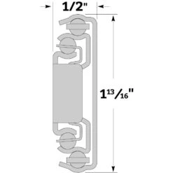 100-lb. Self-Closing Full Extension Drawer Slides - Centerline® 757 SC (16" To 22") 8 100-lb. Self-Closing Full Extension Drawer Slides - Centerline® 757 SC (16" To 22") -Home Tools Sale Shop 45908 04 1000
