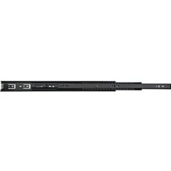 100-lb. Black Over-Travel Drawer Slides - Centerline® 757 (10" To 24")