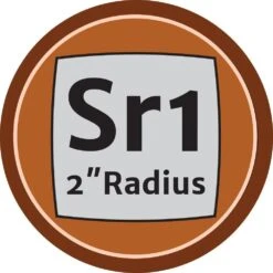 Mini Ergonomic Carbide Turning Tool, Square Radius