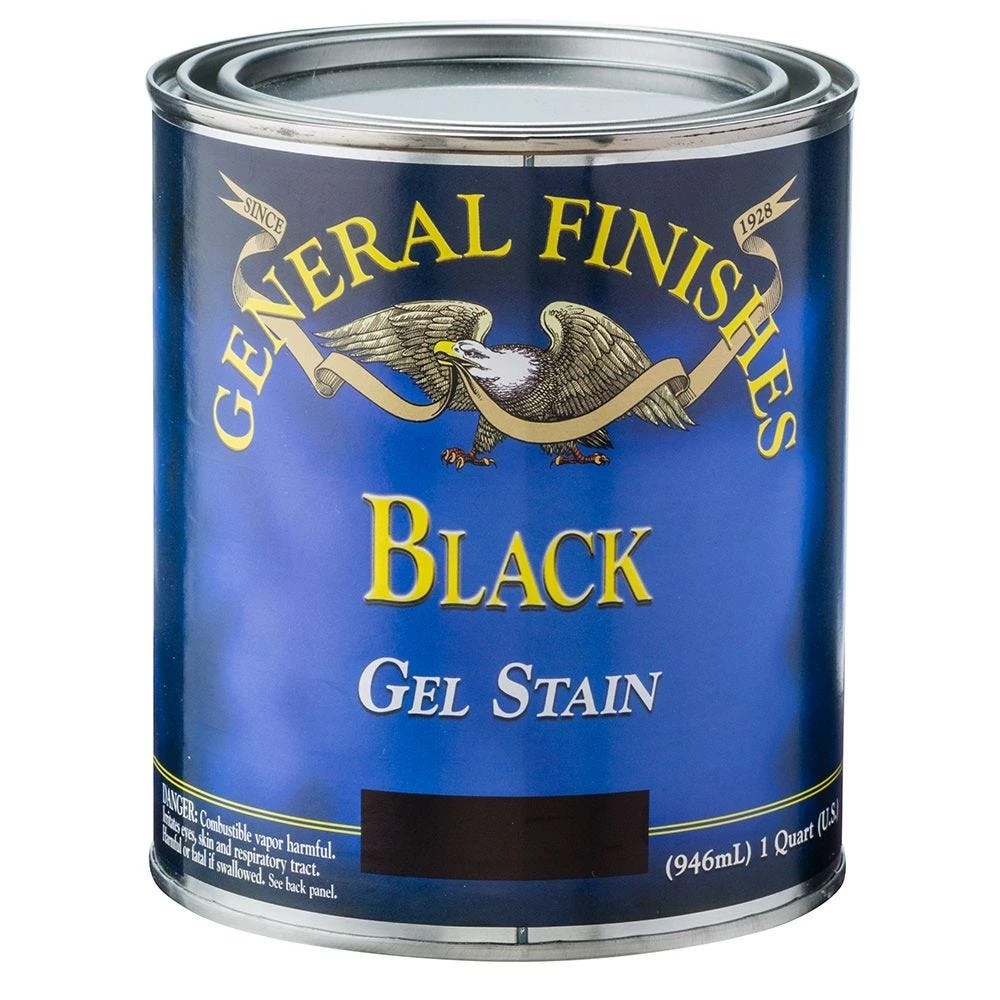 General Finishes Gel Stain, Black 2 General Finishes Gel Stain, Black - Image 2