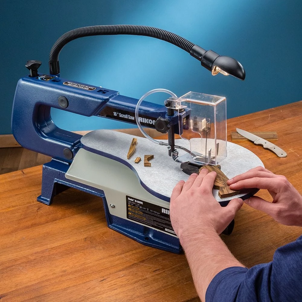 Rikon 10-600VS Variable Speed Scroll Saw With Work Light 1 Rikon 10-600VS Variable Speed Scroll Saw With Work Light