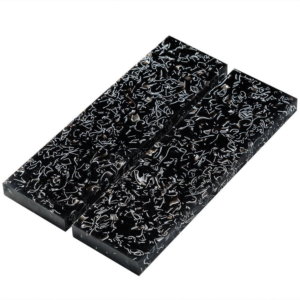 Black Shrapnel Knife Scales 2 Black Shrapnel Knife Scales - Image 2