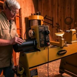 Powermatic 3520C Lathe With Legs And 6'' Riser Blocks, 2HP, 220V, 1-Phase -Home Tools Sale Shop 58433 08 1000