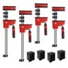 Bessey REVOlution Parallel Clamp/Framing Kit With (2) 50'', (2) 24'' And KP Blocks