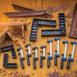 Rockler Clamp-It Assortment (2 Original, 2 Mini, Matching Clamps) -Home Tools Sale Shop 69970 02 1000