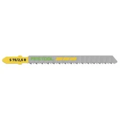 Festool Jigsaw Blades, Wood Fine Cut, Reverse Teeth, S 75/2,5 R/5, 5-Pack (204259)