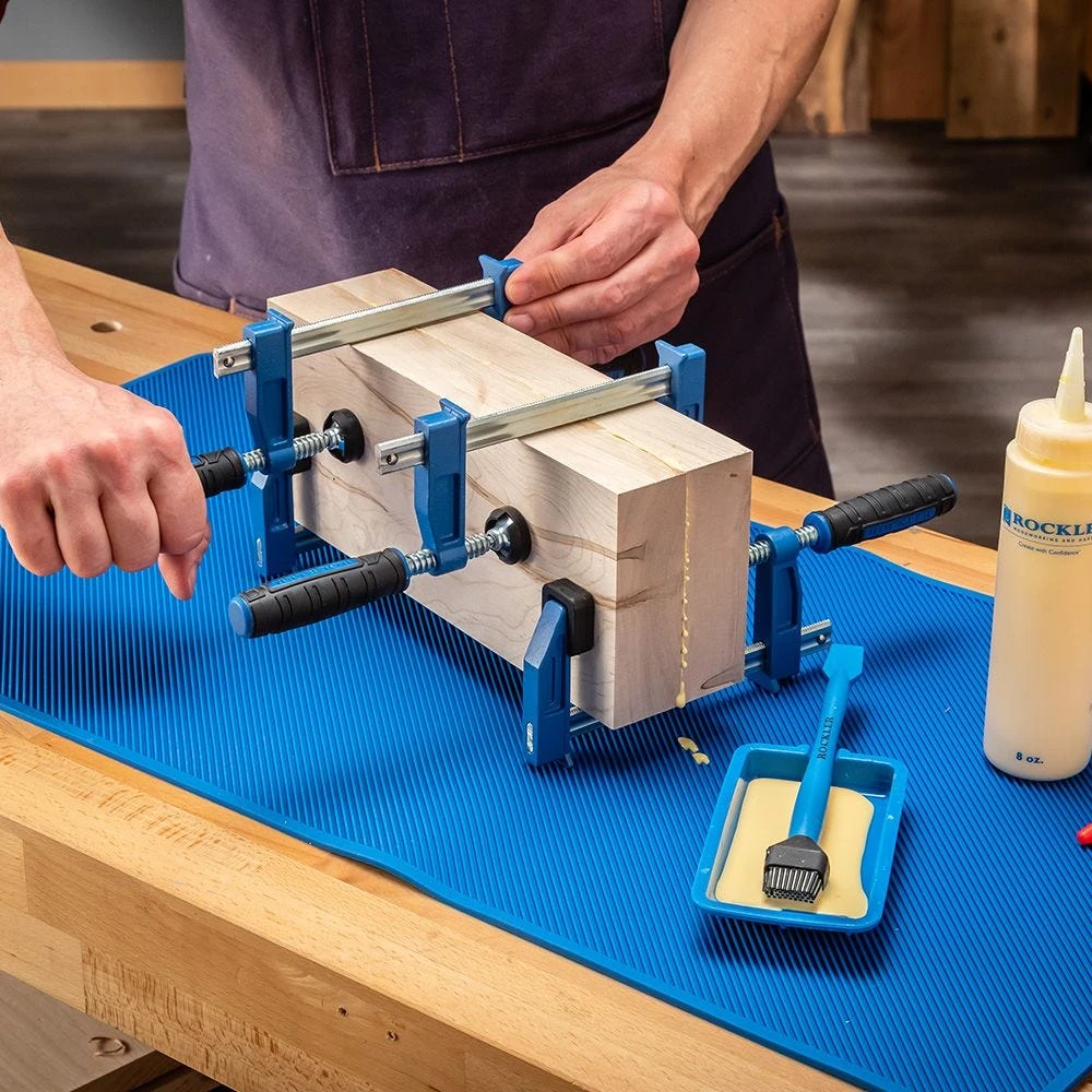 Rockler 4'' Mini F-Style Clamps, 4-Pack 2 Rockler 4'' Mini F-Style Clamps, 4-Pack - Image 2