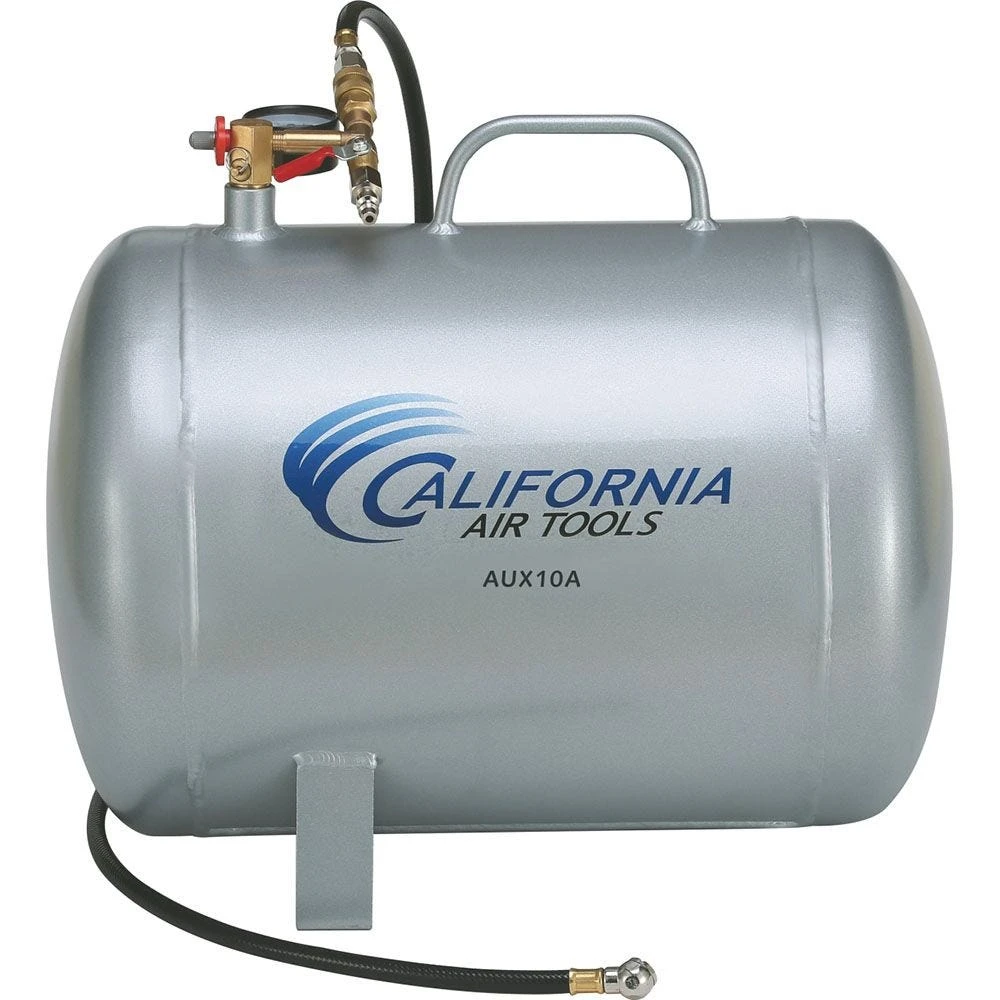 California Air Tools 10-Gallon Lightweight Portable Aluminum Air Tank 1 California Air Tools 10-Gallon Lightweight Portable Aluminum Air Tank