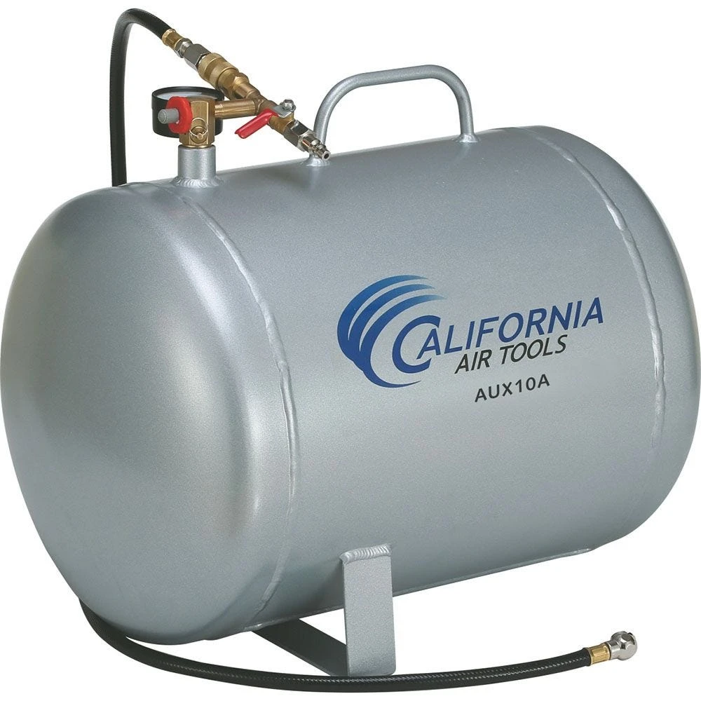 California Air Tools 10-Gallon Lightweight Portable Aluminum Air Tank 2 California Air Tools 10-Gallon Lightweight Portable Aluminum Air Tank - Image 2