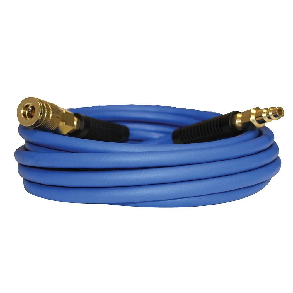 25' Air Hose With 1/4'' Quick-Connect Fittings 1 25' Air Hose With 1/4'' Quick-Connect Fittings