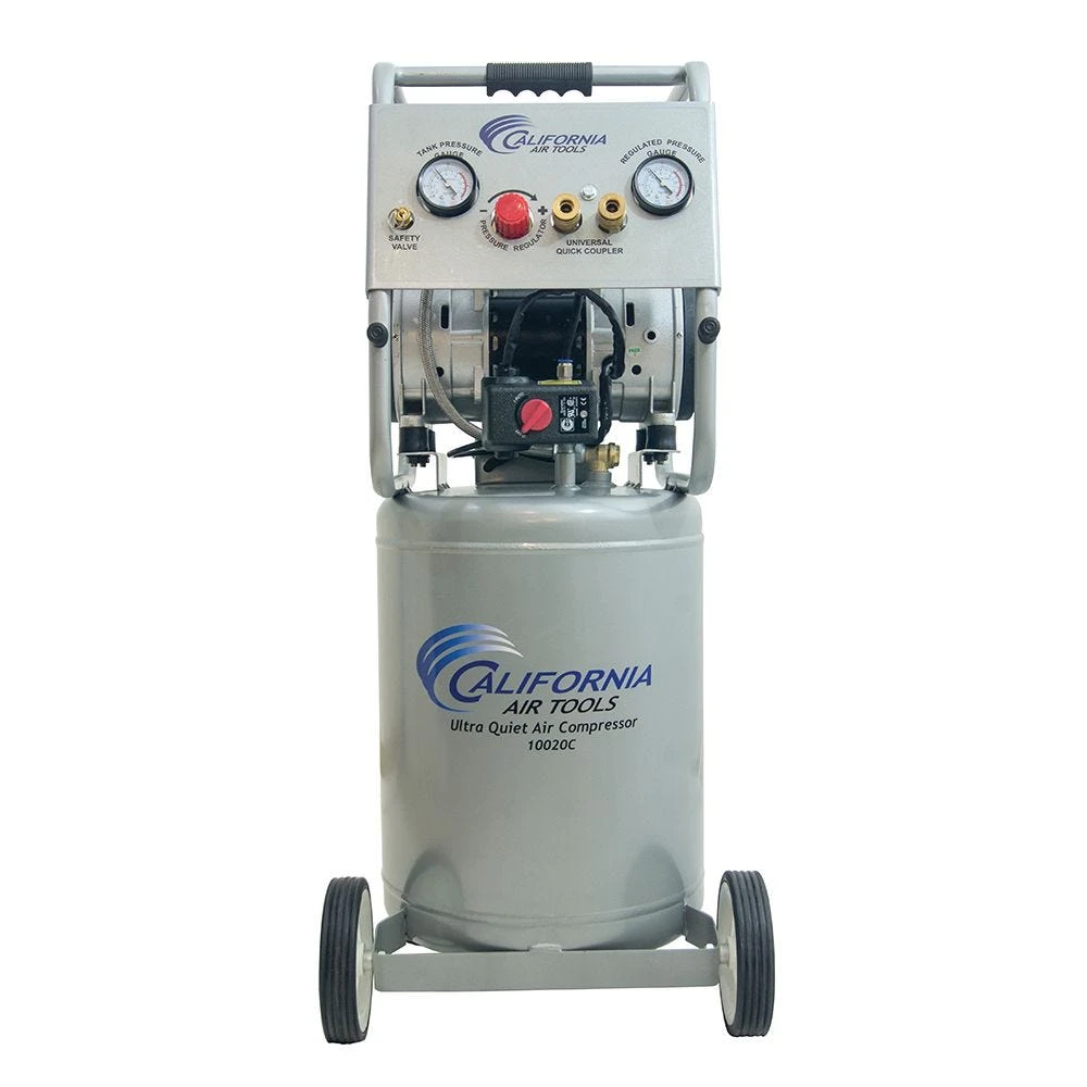California Air Tools Ultra Quiet Air Compressor 10020C, 2HP, 10-Gallon Steel Tank 1 California Air Tools Ultra Quiet Air Compressor 10020C, 2HP, 10-Gallon Steel Tank