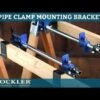 Rockler Pipe Clamp Mounting Brackets, Pair