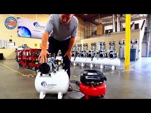 California Air Tools Ultra Quiet Air Compressor 10020CHAD With Automatic Drain Valve, 2HP, 10-Gallon 3 California Air Tools Ultra Quiet Air Compressor 10020CHAD With Automatic Drain Valve, 2HP, 10-Gallon - Image 3