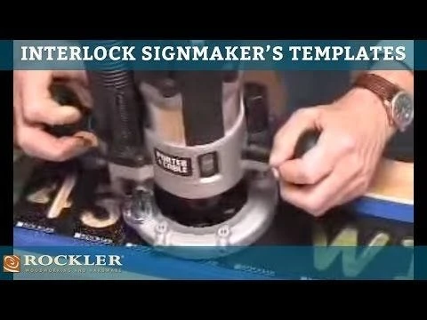 Rockler Interlock Signmaker's Template Kits, Comic Sans Font 9 Rockler Interlock Signmaker's Template Kits, Comic Sans Font - Image 9