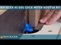 Rockler 45° Lock Miter Router Bits - 1/2'' Shank -Home Tools Sale Shop hqdefault 31 27